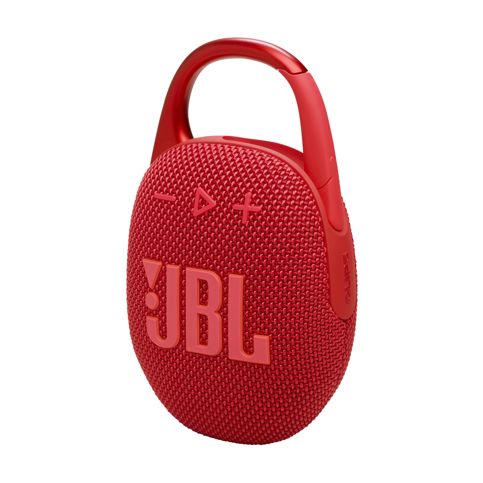 Bocina portátil JBL clip5 color rojo resistente al agua y polvo